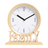 Nouvelle décoration de la maison salon cadeau Unique horloge de bureau silencieux créatif rétro vente chaude personnalisé OEM horloge de bureau