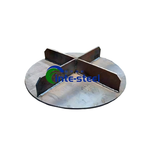 Ujung berongga terbuka 400 500 600 tutup tumpukan Q235 baja karbon ujung tumpukan kerucut - Product Image 3