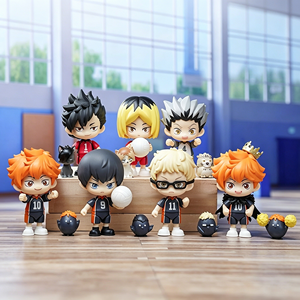 Muñeco Coleccionable de la Serie <span class=keywords><strong>Haikyuu</strong></span> de Ban Dai, Figura de Anime en Caja Ciega, Colección Misteriosa Bushiroad Palverse, Decoración, Regalos de Cumpleaños - Product Image 6