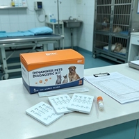 Test rapide certifié CE pour la détection des parasites sanguins chez le chien (Ehrlichia/Anaplasma/Babesia/Heartworm) en 5 à 10 minutes