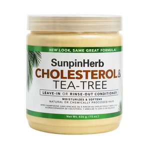 Crème capillaire sans rinçage Originals by Africas Best Cholesterol Tea Tree pour cheveux secs, abîmés, bouclés et crépus – Qualité supérieure - Product Image 1
