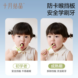 แปรงสีฟันเด็กแบบซิลิโคนขนนุ่ม October Crystallized สำหรับเด็กอายุ 0-2 ปี - Product Image 4