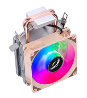 Refroidisseur CPU QiuzAim X99/X79 2/4/6 Caloducs Support Universel pour Intel LGA 2066/2011-3 & AM4/AM5, Ventilateur PWM Silencieux 90mm