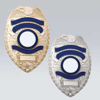Badges personnalisés modernes en zinc plaqué or avec impression UV pour la sécurité – Commandes en gros directement de l'usine