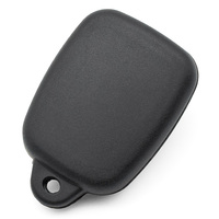 2 Buttons Vehicle Blank Key Case Locksmith Auto Replacement Remote Car Key Shell Accessories with Silicone Pad