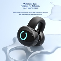 Nuevos Auriculares Bluetooth de Conducción Aérea de Moda, Diseño Inalámbrico Deportivo con Clip para la Oreja y Estilo Intrauditivo, de Una Sola Oreja, Cómodos de Usar