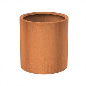 Macetero Cuadrado Grande de Acero Corten 2026 en Tendencia - Maceta de Acero Inoxidable con Agujeros de Drenaje, Acabado Rústico, Ecológico para Patio y Terraza - Product Image 1