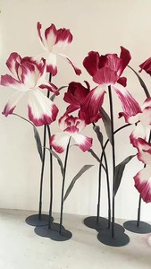 <span class=keywords><strong>Iris</strong></span> géant artificiel luxueux en papier pour arrangements de fête, mariage, décoration de vitrine, accessoires de centre commercial - Product Image 2