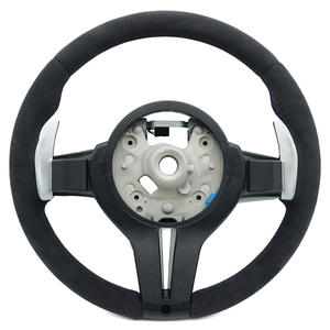 Volante Deportivo M Performance para <span class=keywords><strong>BMW</strong></span> F30 F10 F32 F20 F15 F25 E70 E71 E72 E90 E92 M3 M5 M6, Volante de Alcántara - Product Image 2