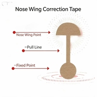 Bande adhésive souple en tissu élastique personnalisable pour le nez, pour détendre les ailes nasales et favoriser une respiration et un sommeil améliorés