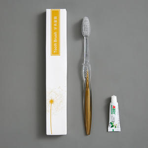 Venta al por mayor de productos de tocador desechables ecológicos para hotel, paquete de caja de papel que incluye pasta de dientes, otros artículos de tocador - Product Image 4