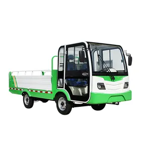 KEYU Construção Trabalhos 4 rodas caminhão basculante de lixo mini carregador traseiro caminhão de lixo caminhão de transporte