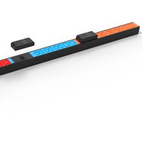 Équipement de distribution d'alimentation 12*c13+12*c19, PDU noir, PDU intelligent, PDU intelligent