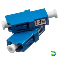 Atténuateur à bride fixe LC/UPC monomode fibre optique femelle-femelle 3dB 5dB 10dB 15dB pour centre de données de télécommunications
