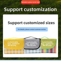 Vente en gros de couvertures de pique-nique personnalisées, grandes couvertures de plage anti-sable et imperméables, portables pour le camping et les voyages, et tapis de jeu