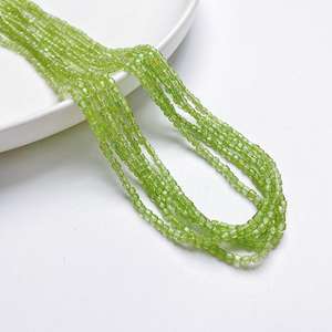 Cuentas de Coral de bambú redondas naturales pequeñas de 3mm y 4mm, rojo, rosa, blanco, melocotón, naranja, para fabricación de joyas <span class=keywords><strong>DIY</strong></span>, hebra de cuentas de piedra - Product Image 4