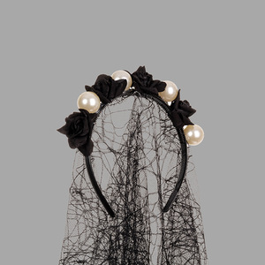 ヘアアクセサリーハロウィンカラフルフラワースカルヘアバンドHAIRBAND CROWNS & WREATHS & TIARAS GOTHIC <span class=keywords><strong>CROWN</strong></span> - Product Image 5