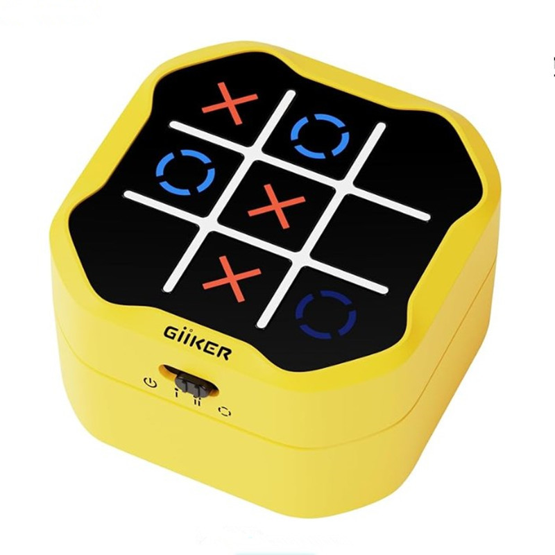 Tic Tac Toe Bolt Elektronisches Spiel - 4 Spielmodi - USB Wiederaufladbar - Für Kinder Und Familie