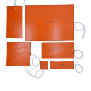 4 plaques chauffantes flexibles en caoutchouc silicone 12V 10W, 50*50mm, élément chauffant <span class=keywords><strong>électrique</strong></span> avec adhésif 3M - Product Image 5