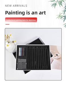 Crayons carrés de craie pastel compressés multicolores de fabricant professionnel - Product Image 2