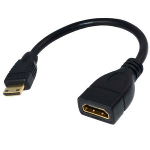 Adaptateur de câble Mini <span class=keywords><strong>HDMI</strong></span> mâle vers <span class=keywords><strong>HDMI</strong></span> femelle standard <span class=keywords><strong>Convertisseur</strong></span> Ultra 4K HD 3D Gaine en PVC Prend en charge l'application moniteur - Product Image 1