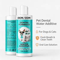 Additif pour l'eau dentaire pour chiens/chats OEM/ODM – Nettoie les dents, gencives saines, haleine fraîche, réduit la plaque et le tartre, enrichi en zinc