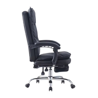 Fauteuil de bureau et ensemble de bureau en cuir synthétique moderne pour la Foire de Canton 2025, avec hauteur réglable, certifié EN1335