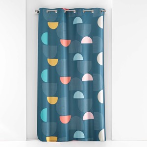 Cortinas Translúcidas EYELET 140X260CM con Estampado POP ART, Poliéster, Sombreado del 41%-85%, Lavables a Máquina, Instalación con Barra - Product Image 1