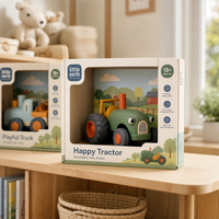 Boîte de présentation haut de gamme en PVC transparent avec doublure en mousse pour l'emballage de figurines, en carton ondulé pour vitrine de magasin de détail