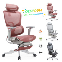 Chaise de bureau ergonomique à dossier haut, siège et dossier en maille, fonction de réglage du soutien lombaire, chaise inclinable pour le bureau à domicile, longues sessions assises