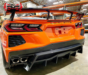 Chất lượng cao khô sợi Carbon khuếch tán phía sau cho Chevrolet Corvette C8 Z51 khô sợi Carbon bội môi hoàn hảo đồ đạc 2020-2023 - Product Image 4