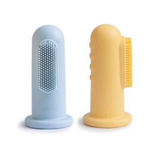 Cepillo de Dientes de Silicona de Grado Alimenticio para Bebés, con Logotipo Personalizado, Cepillo de Limpieza Bucal para Bebés, Cepillo de Masaje para Encías de Niños Pequeños - Product Image 1