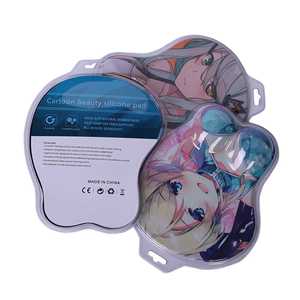 Wholesale 3D Custom Printed Boobs Mousepad Silica Gel Anime Wrist Rest <strong>Breast</strong> Custom Boom <strong>Mouse</strong> <strong>Pad</strong> - Product Image 1