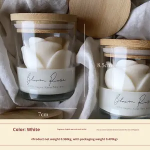 Candele Profumate Personalizzabili Eco-Friendly per Matrimoni, Decorazione Casa, Regalo, Bomboniere Multicolore in Vetro - Product Image 6