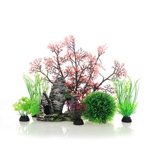 Plantes artificielles pour aquarium, roche de grotte, accessoires d'aquarium, plante en plastique artificielle de bonne qualité, grande plante pour aquarium - Product Image 2
