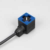 Prise de solénoïde étanche avec indicateur LED HM3250 AC/DC24V 4A, étanche à l'eau et à la poussière, pour pièces de grue de construction XCMG