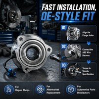 Ensemble de roulement de moyeu de roue avant avec capteur ABS OE 25903358 pour Chevrolet Captiva Opel Antara, pièces de rechange pour châssis de voiture