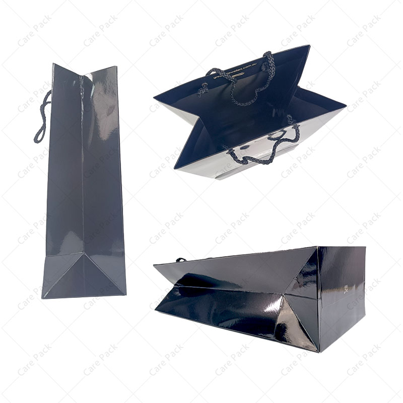 Cardboard Gift Paper Bag Clothing With Your Own Logo Wholesale Accept Greaseproof Storage Rigid Paper Bag