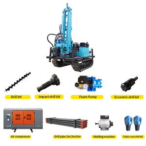 소형 디젤 공압식 천공기 300미터 천공 깊이 수중 시추 장비 판매 - Product Image 5