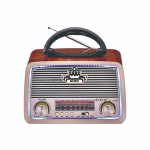 La radio linterna multifuncional de banda completa es portátil y avanzada. Radio retro portátil. - Product Image 1