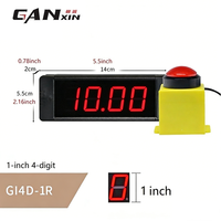 GANXIN Timer Digital Mini 1 Inci 10 Detik untuk Permainan Tantangan dengan Tombol Start Stop untuk Hadiah Anak-Anak, Bermain, dan Pesta