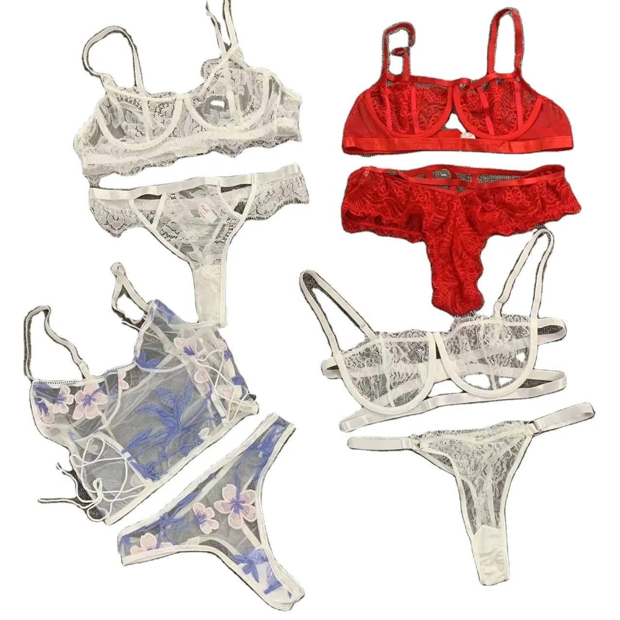 New Style Fashion transparent sexy BH-Set Unterwäsche Dessous Damen sexy Bikini und BH-Set Somalia Uganda Türkei Albanien