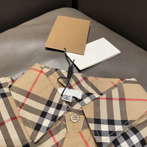 2026 Casual Slim <b>Geometric</b> Business Breathable Collar Design Vintage Khaki Bur berry Long-Sleeve <b>Shirt</b> - for Men - Product Image 3