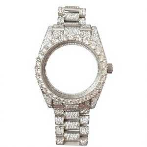 Relojes RUDRA JEWELS, Reloj Deportivo Elegante de Acero Inoxidable de Lujo con Movimiento Mecánico Automático y Moissanita - Product Image 1