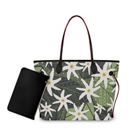 Nouveauté : Sacs à main en cuir PU pour femmes, impression personnalisée à la demande, style insulaire, tatouages polynésiens, sac à main de luxe pour femmes