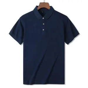 Custom Short Sleeve White Cotton Corporate Men Golf Contrast Stitch Polo Tshirt Men's Polo Shirt 100% Cotton Unisex Embroidered