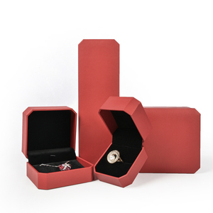 <b>Black</b> Classic Elegant Vintage Leather Jewelry <b>Box</b> Luxurious Paper Hot Stamped Bracelet Earring Necklace Ring Packaging for - Product Image 1
