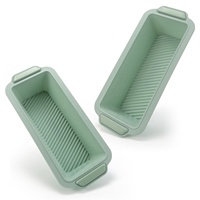 Moule à pain rectangulaire en silicone résistant à la chaleur, compatible four, pour toast et gâteaux, passe au lave-vaisselle, outil de cuisson