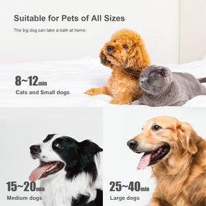 LED Intelligent Touch 4 Düsen Bildschirm Einstellbare Wärme Tier pflege Hunde-und Katzen haartrocknungs kraft Trockner Wasser gebläse - Product Image 5