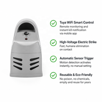 Piège Électronique Intelligent Entièrement Automatique OEM ODM pour Souris et Rats – Boîte de Contrôle des Nuisibles